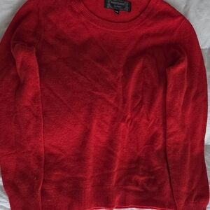 Mario Serrani Vibrant Red Crew Neck Sweater